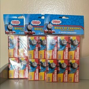 Thomas & Friends Crayon Box Set - Blue and Red